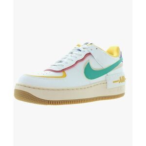 Nike womens Sz 7 Airforce 1 shadow C10919-118 summit white neptune green